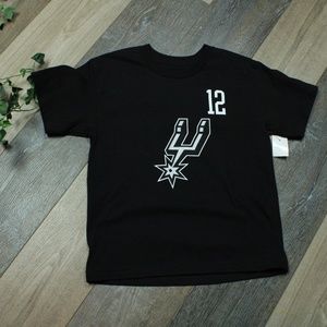 San Antonio Spurs  Tee Logo Shirt Nba Youth Size M